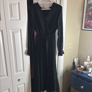 Elegant Black Women's Dress